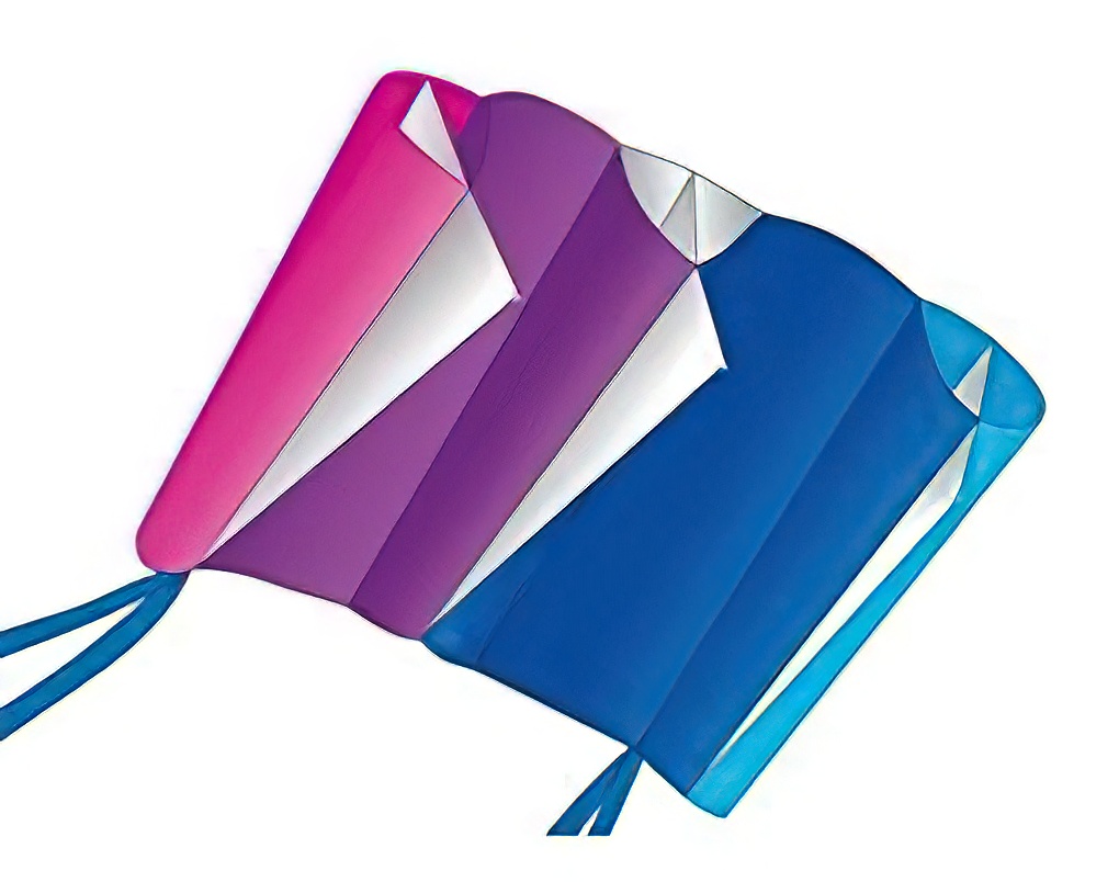X-Kites WindFoil Kites Cool Breeze - stabloser Einleiner-Drachen/Kinderdrachen (1-Leiner) rtf (flugfertig) 96 cm bunt